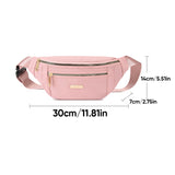Sac à bandoulière simple de couleur unie sur le devant