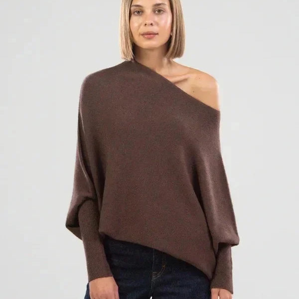 Amaris | Pull oversize à col convertible pour femme