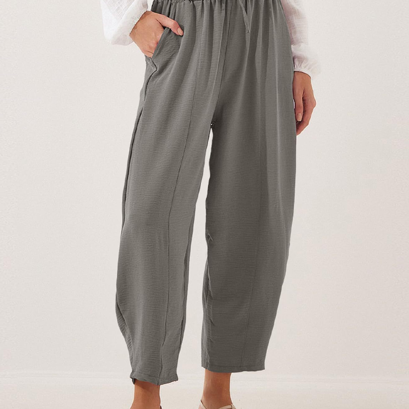 Pantalon Décontracté Cordon Poche