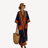 Kaftan Long à Rayures