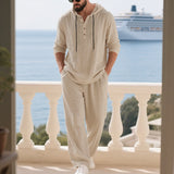 Ensemble Deux-Pièces Mode Homme Décontracté Long