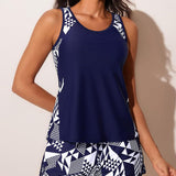 Bikini Poche Short Imprimé Plage