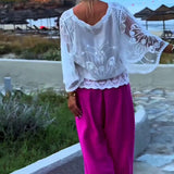 Blouse Unie Tendance