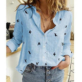 Chemise Ample à Manches Longues