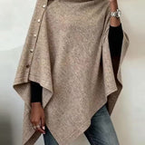 Pull Avec Style Cape, Allure Moderne Et Coupe Asymétrique