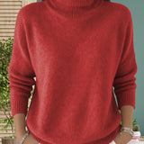Pull Col Roulé Style Décontracté