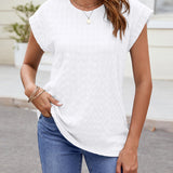 T-Shirt Col Rond Uni Manche Courte