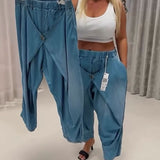 Pantalon Au Design Tendance En Forme De Lanterne