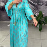 Robe Ample Imprimé Vacances Taille Maxi
