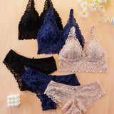Ensemble De Sous-Vêtements Femme Dentelle Romantique