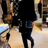 Robe décontractée à col rond avec poches