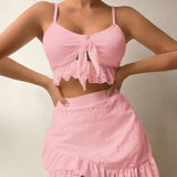 Ensemble bikini trois pièces avec robe