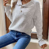 Pull À Col Polo Avec Boutons