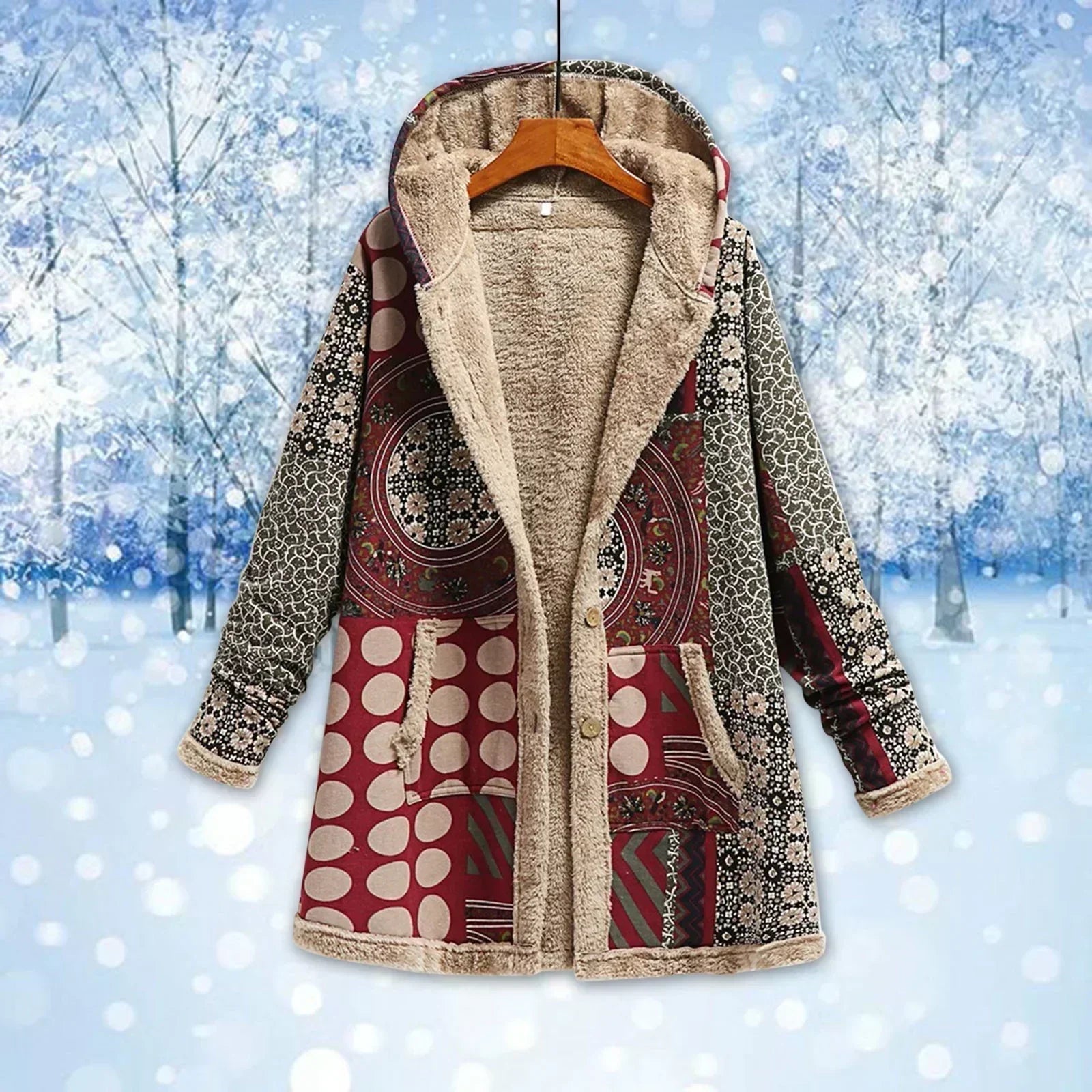 Adelina | Veste chaude avec capuche pour femme