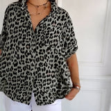 Blouses De Mode À Imprimé Léopard