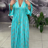 Robe Ample Imprimé Vacances Taille Maxi