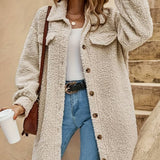 Karina | Manteau en peluche à coupe oversize pour femme