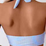 Bikini Sexy À Rayures