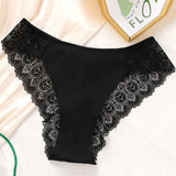 Ensemble De Culotte En Dentelle Pour Femme Avec Contraste En Dentelle
