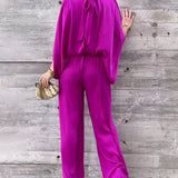 Ensemble de design élégant de couleur unie