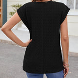 T-Shirt Col Rond Uni Manche Courte