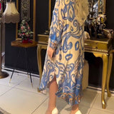 Robe imprimée ample et élégante