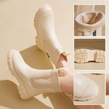 ☔️Bottes Imperméable Anti-Dérapant Semelle Épaisse Mi-Mollet