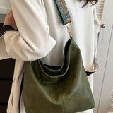 Sac seau vintage à bandoulière de grande capacité