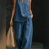 Set Mode Col Halter Jean