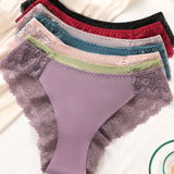 Ensemble De Culotte En Dentelle Pour Femme Avec Contraste En Dentelle