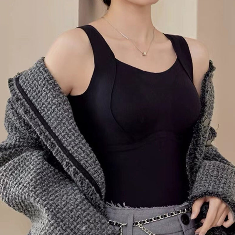 Gilet Thermique Femme avec Soutien-Gorge Intégré