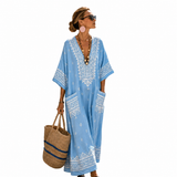 Long Kaftan à Rayures