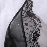 Lingerie Une-Pièce Transparente Dos Nu Avec Découpes