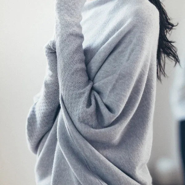 Amaris | Pull oversize à col convertible pour femme