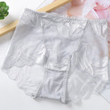 Culotte sexy en dentelle de couleur unie