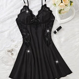 Chemise De Nuit Sexy Jarretelle