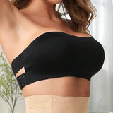 Haut De Soutien-Gorge Sans Bretelles Sans Coutures Fermeture Latérale Croisée