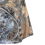 Débardeur Large Col Paisley Imprimé