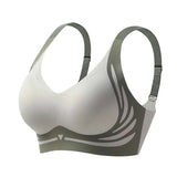 Soutien-gorge push-up sans armatures liftant anti-relâchement