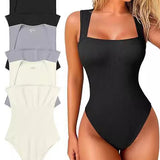 Body débardeur sans manches de couleur unie