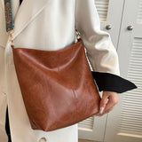 Sac seau vintage à bandoulière de grande capacité