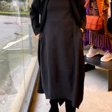 Robe élégante de couleur unie