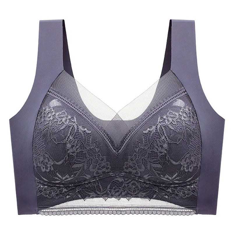 👙 Super Confortable Et Doux Soutien-Gorge Dentelle Pour Femmes Sans Armature