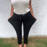 Pantalon Uni Décontracté Extensible