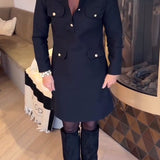 Robe Élégante Et Slim Dans Le Style