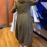 Robe à col rond et manches 2/3