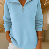 Pull Tendance À Demi-Zip