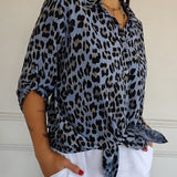 Blouses De Mode À Imprimé Léopard