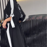 Costume Col V Irrégulier Pantalon Ample