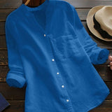 Aloyse | Chemise décontractée en lin et coton pour femme